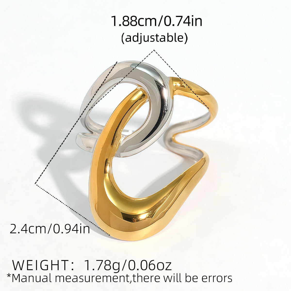 Δαχτυλίδι Livia thumb ring φορεμένο