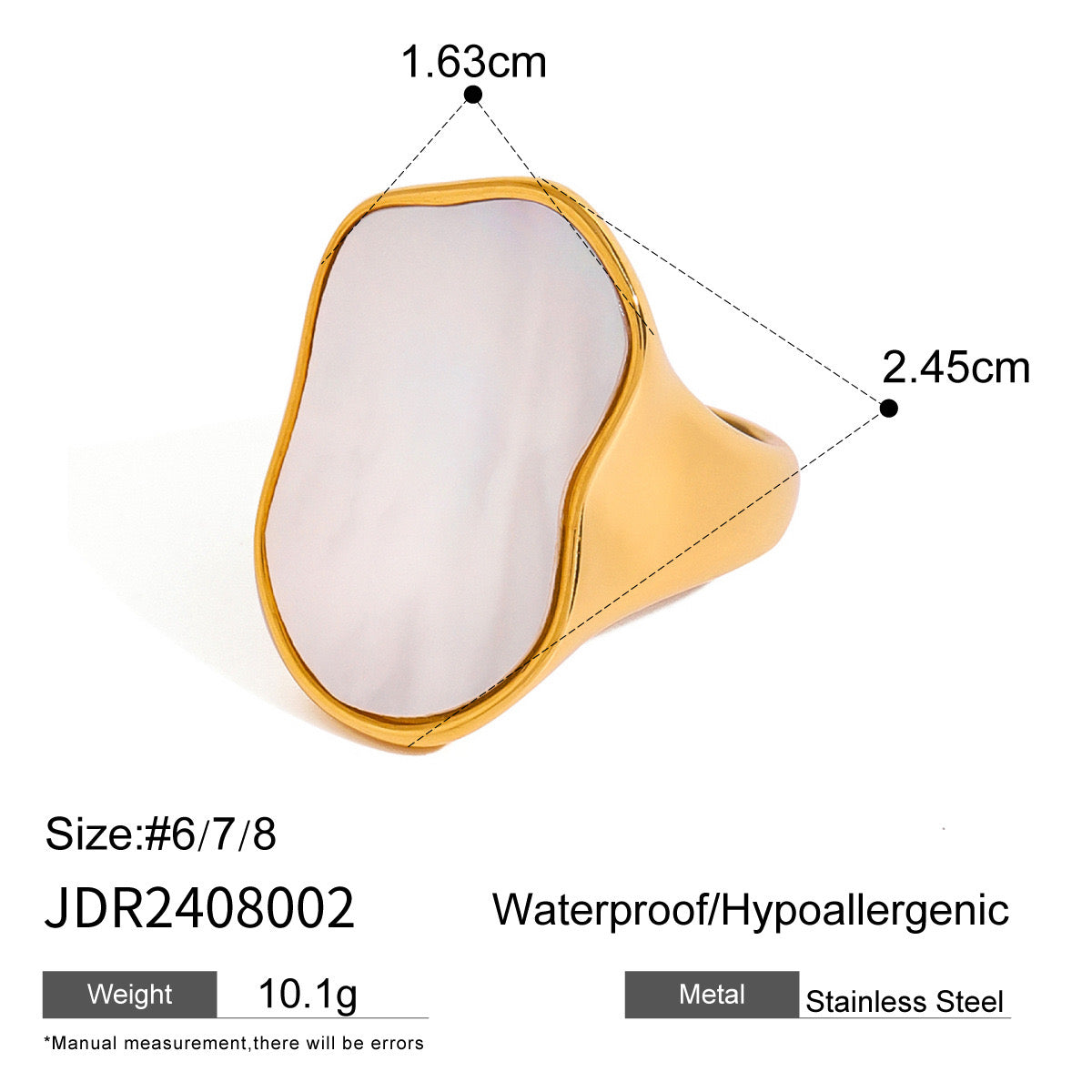 Δαχτυλίδι Aurora twisted band, κοντινή λήψη