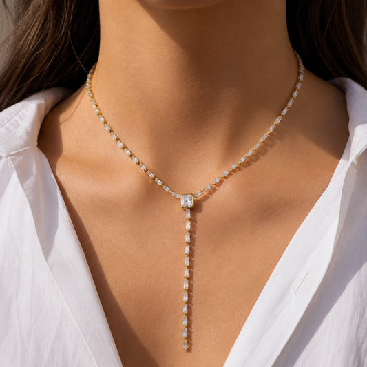 Κολιέ Chiara Tie Chain κρεμαστό δελφίνι, επιχρυσωμένο 18Κ