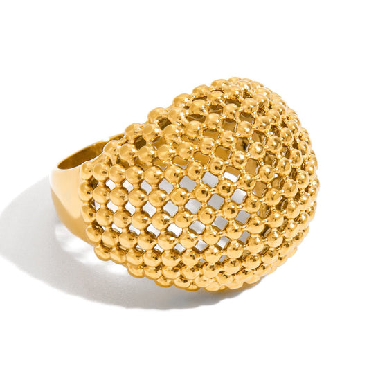 Δαχτυλίδι Elite open ring, κοντινή λήψη επίστρωσης PVD
