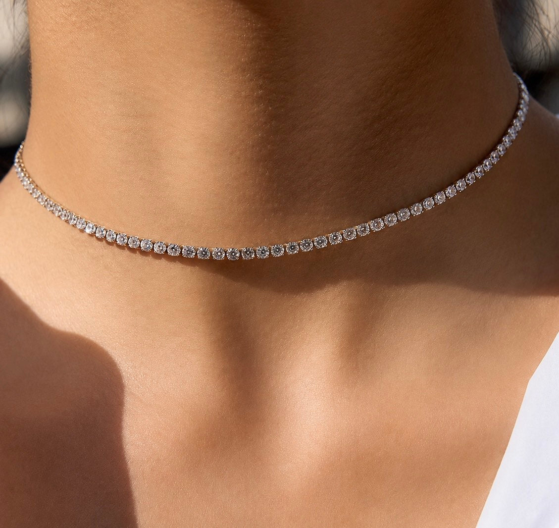 Κολιέ Celeste Choker boho με χάντρες, επιχρυσωμένο 18Κ